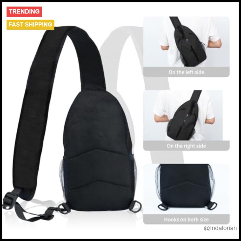 Adjustable Strap Crossbody Backpack Daypack Light… - image 6